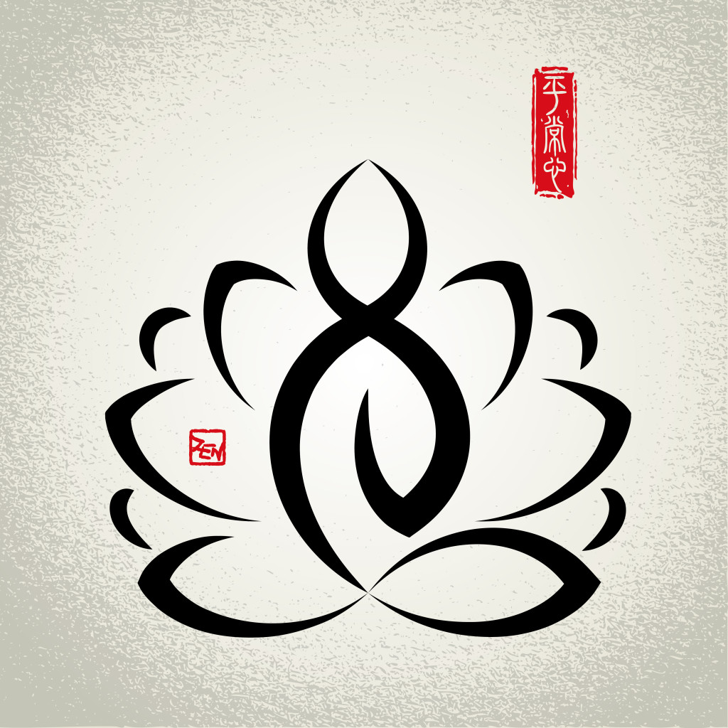 Lotus and Zen meditation